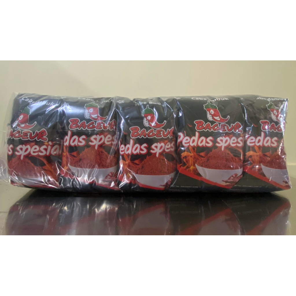 

Cabe Bubuk BAGEUR PEDAS SPESIAL kemasan 15Kg(Ball)