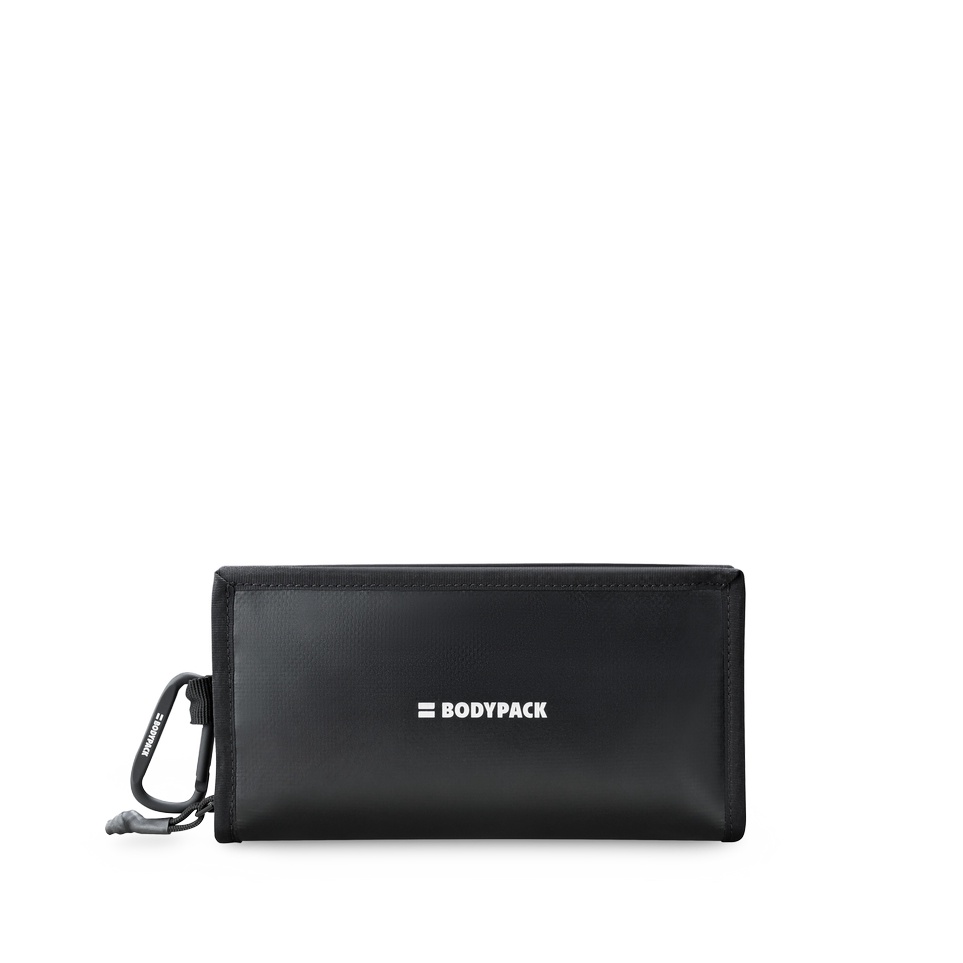 KODE Q15O Bodypack Chyper Wallet Dompet  Hitam