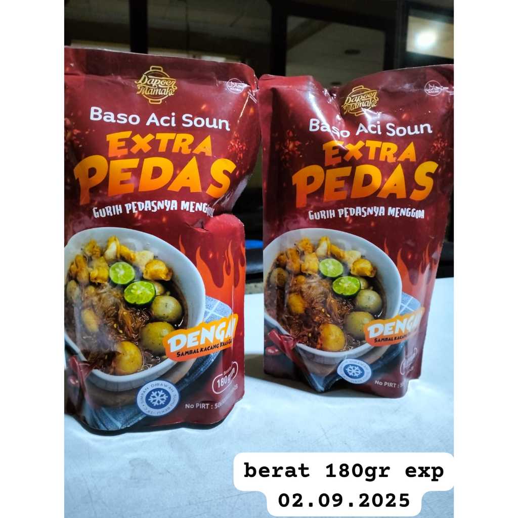 

baso aci souun extra pedas 180gr