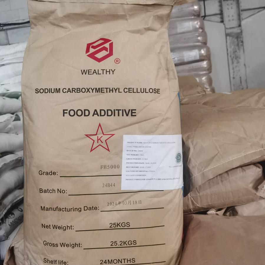 

Cmc/Sodium Carboxymethyl Cellulose Wealthy Viscosity/Fh-5000-6000cm2/cps 25 Kg