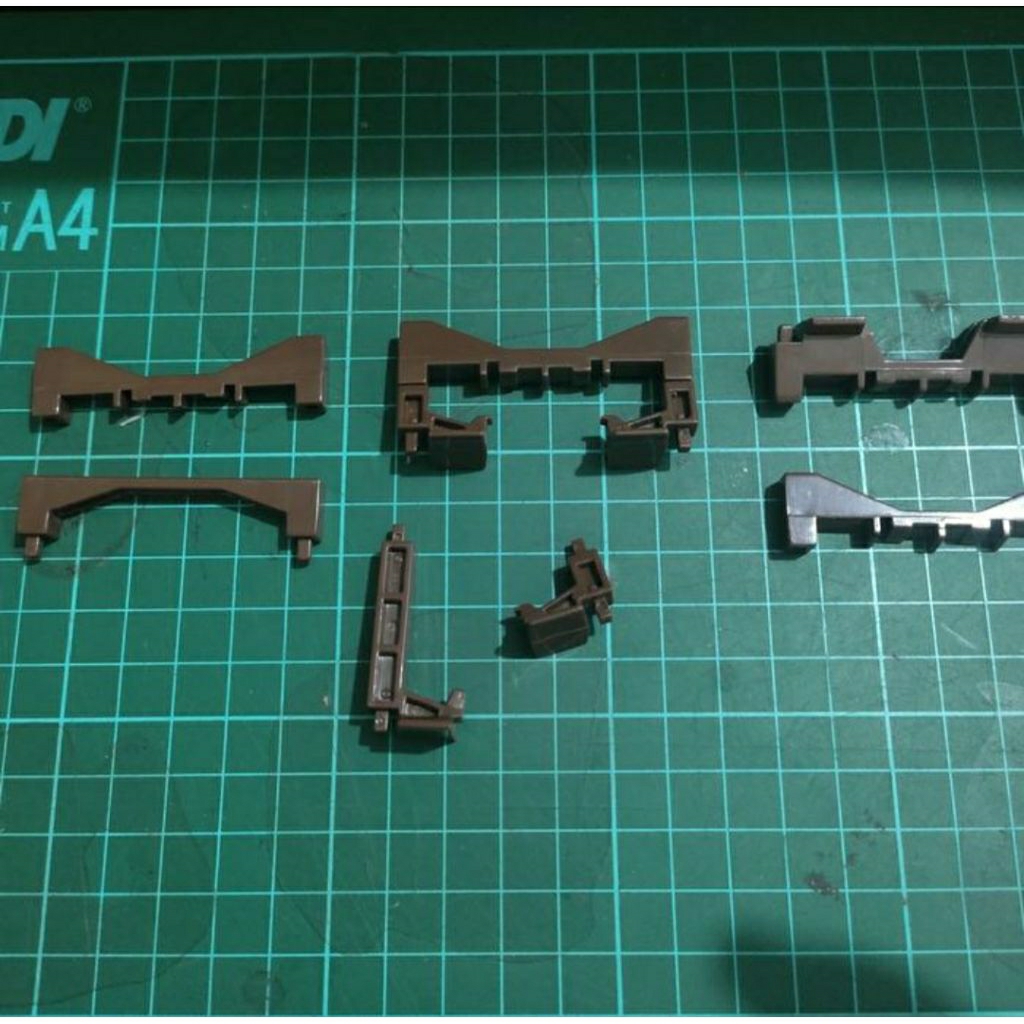 capsule plarail thomas rail structure ( brown) (junk)