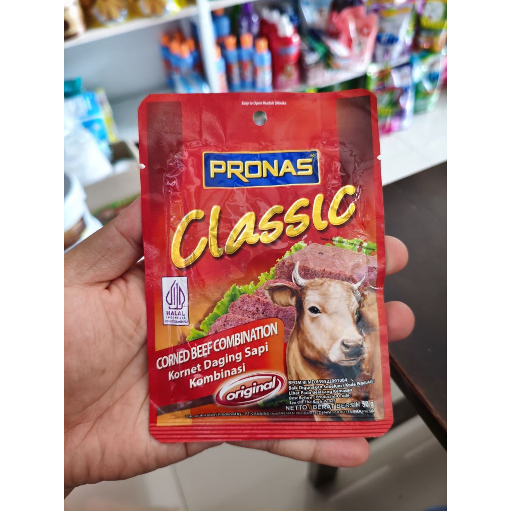 

Pronas Classic Kornet Daging Sapi 50gr