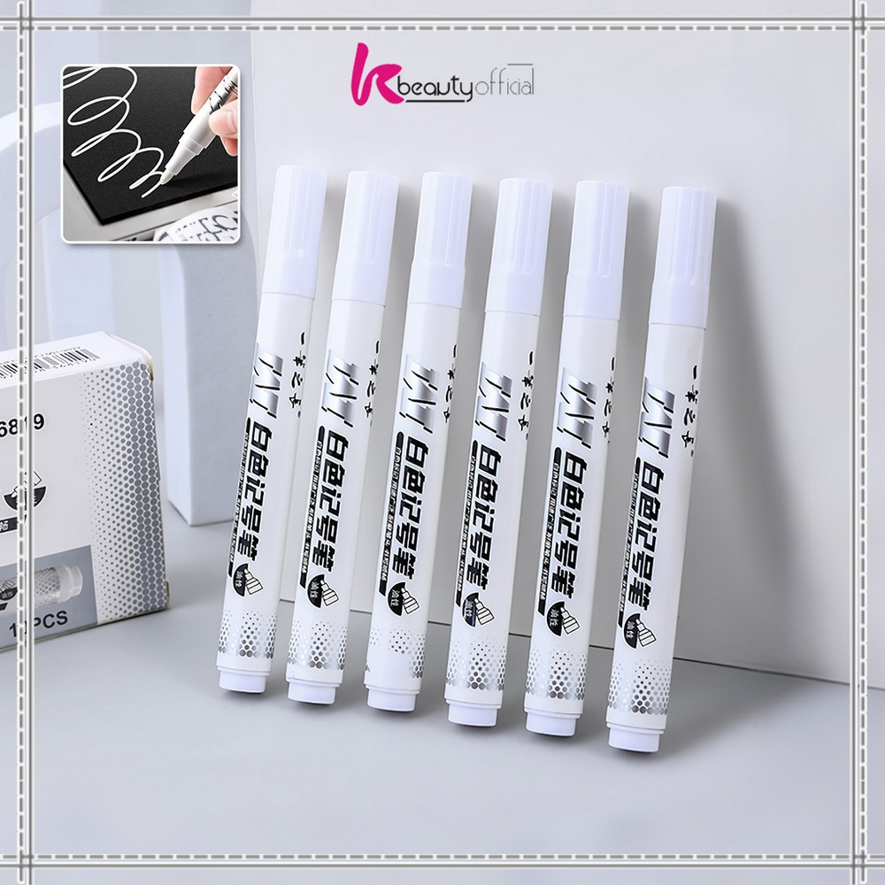 

KB-A121 Spidol Putih Pena Graffiti Tinta Permanen Tahan Air Tidak Luntur / Spidol Marker Putih Lukisan Sepidol Waterproof