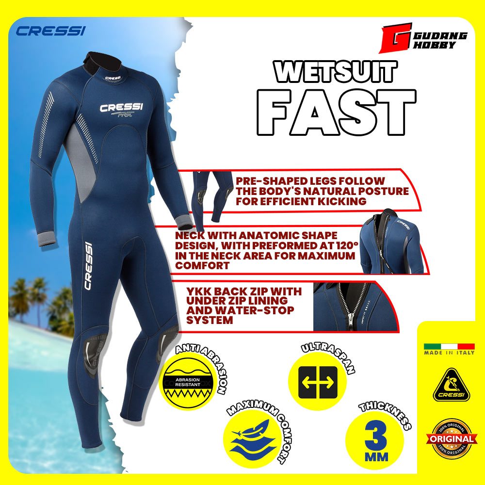 Wetsuit Cressi FAST V3.0