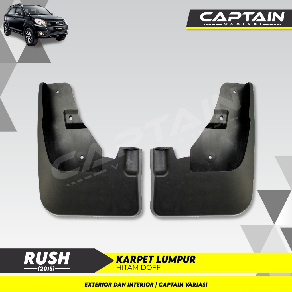karpet lumpur / Mud Guard RUSH 2015 hitam doff
