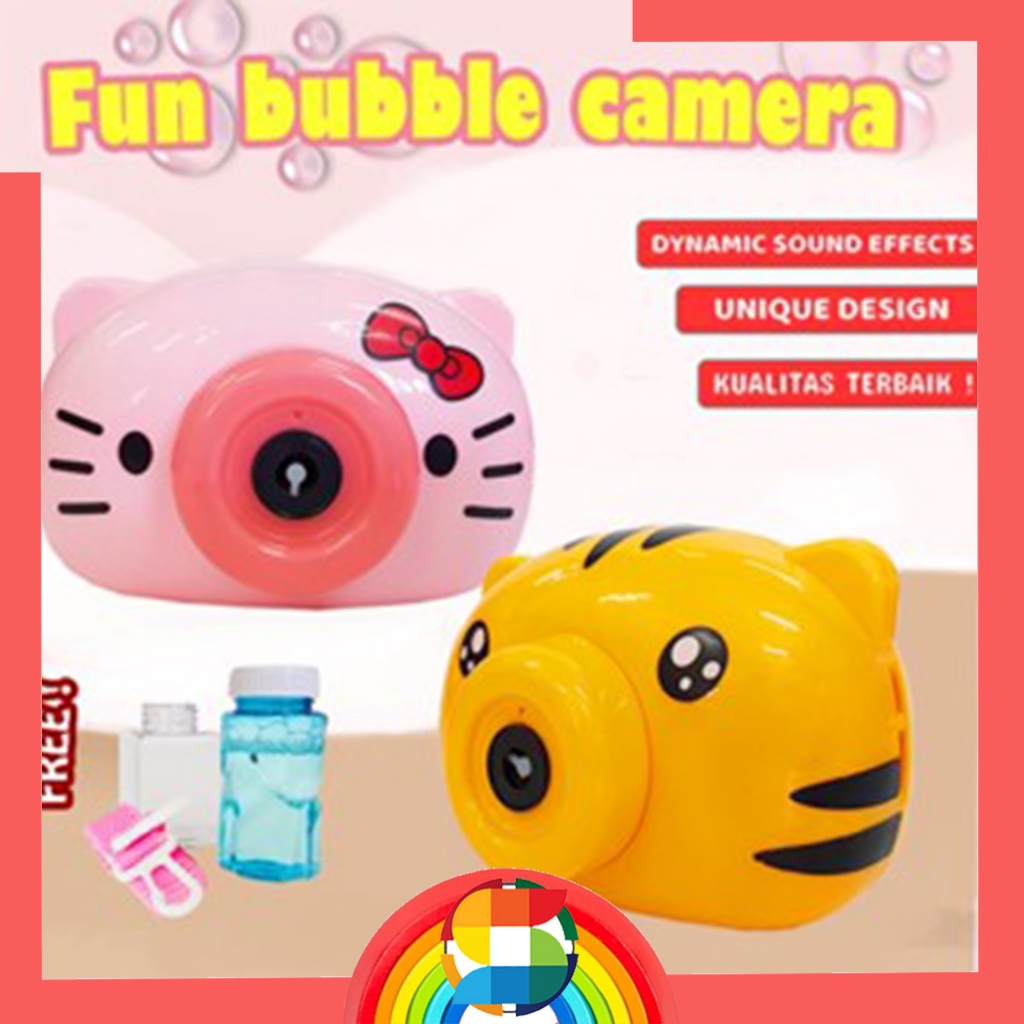 ( BISA COD )Kamera Bubble / Bubble Camera Karakter/ Gelembung Camera 1144