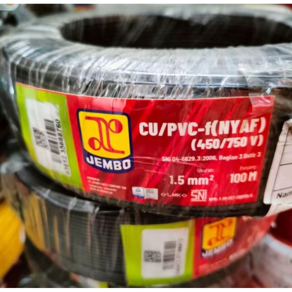 Kabel NYAF 1 X 1.5 @50M JEMBO