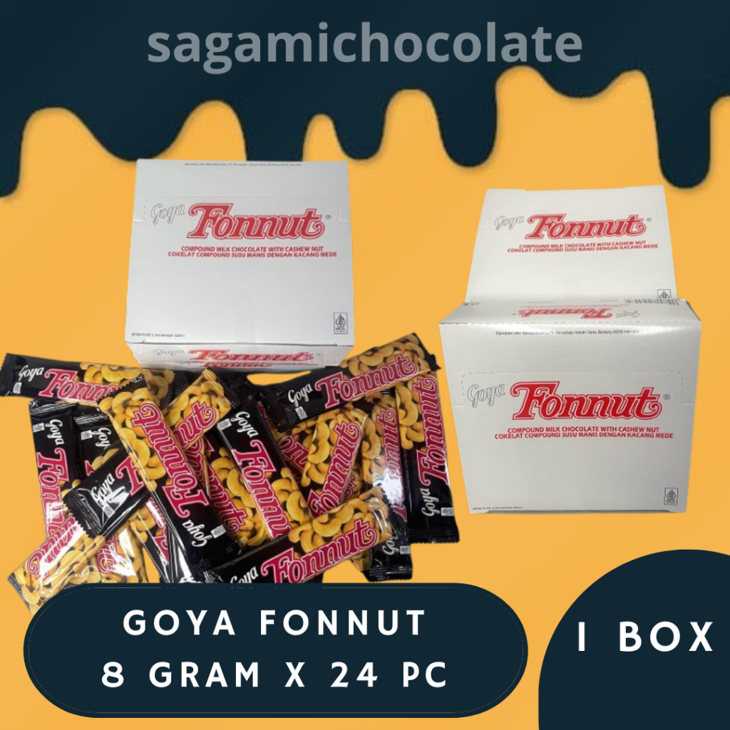 

GOYA FONNUT 1 BOX ISI 24pcs COKLAT FONNUT