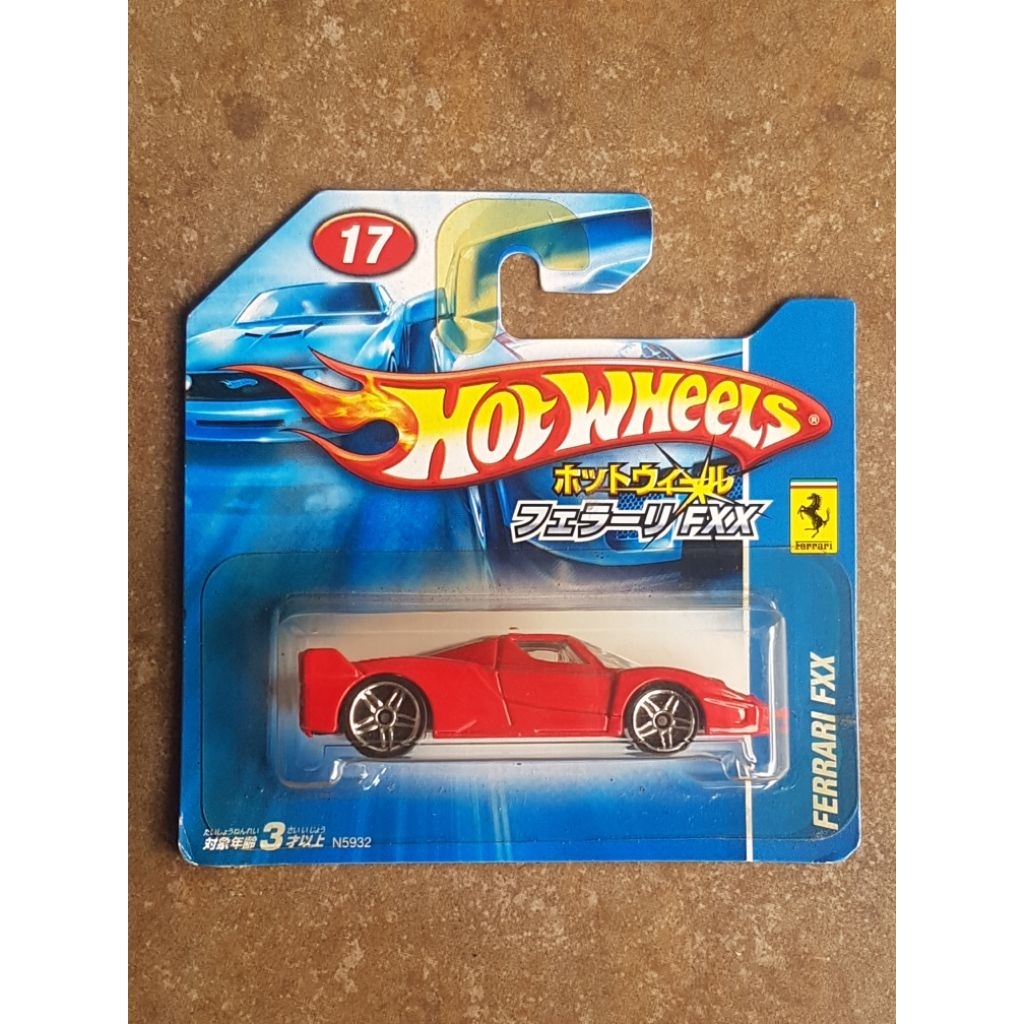 Hotwheels Ferrari FXX Red Short Card Japan (VHTF Collector Most Wanted)