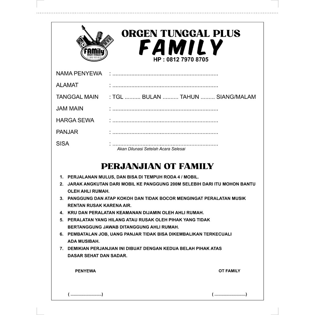 

Cetak Nota OT FAMILY