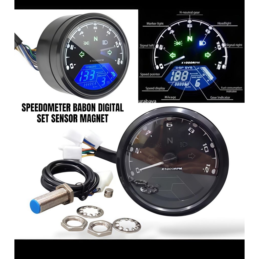 SPIDO BABON SPEEDOMETER DIGITAL BABON SPIDO BABON