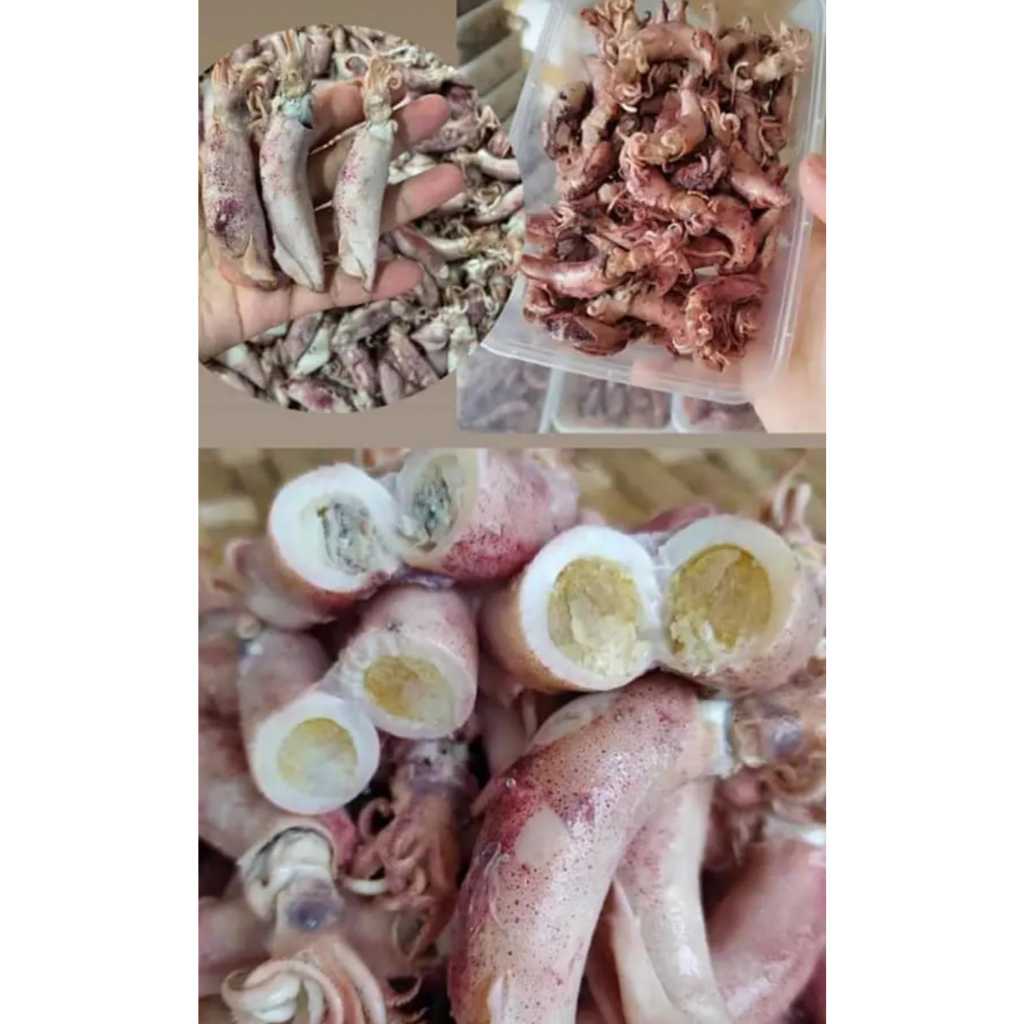 

cumi asin bertelur (rebus) 200gram