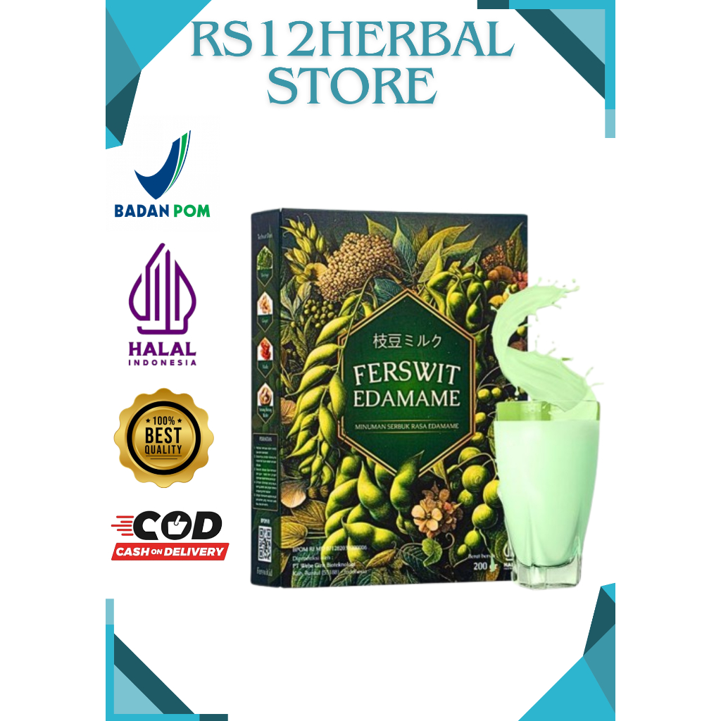 

Ferswit Edamame Susu Edamame Jepang Untuk Asam Urat Tulang Dan Nyeri Sendi 200 Gram ASLI