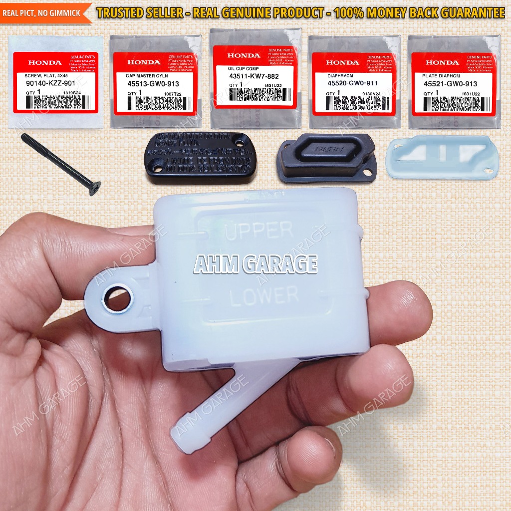 Tabung Minyak Rem Belakang CRF150L K84 Karet Diafragma Rem Cakram Belakang CRF 150L K84F Oil Cup Com