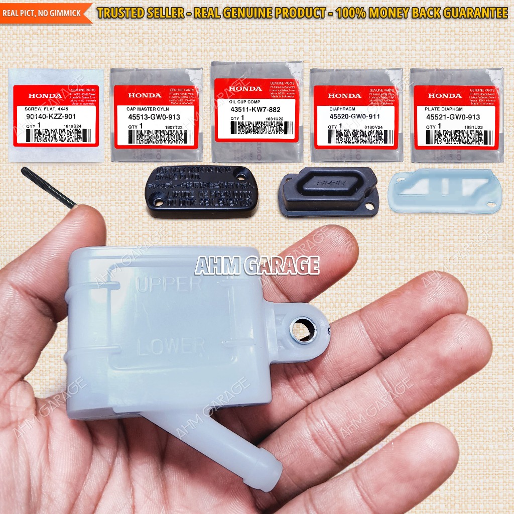 Tabung Minyak Rem Belakang Tiger Revo Tangki Tempat Minyak Rem Cakram Belakang Tiger TIREV Tutup Oil