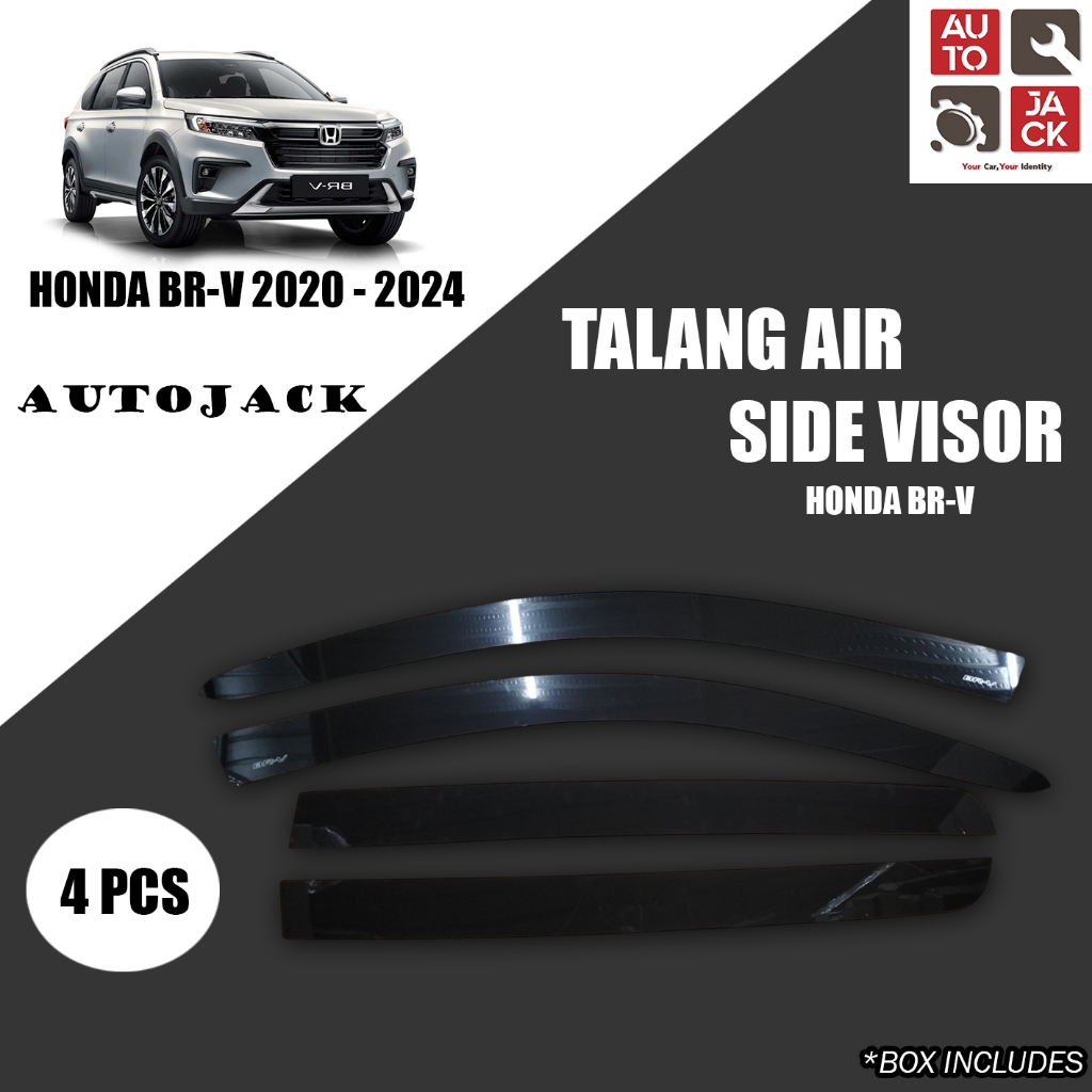 TALANG AIR ALL NEW BRV 2024 FLAT / SIDE VISOR BRV 2022-2024 / ACCESSORIES HONDA BR-V 2024