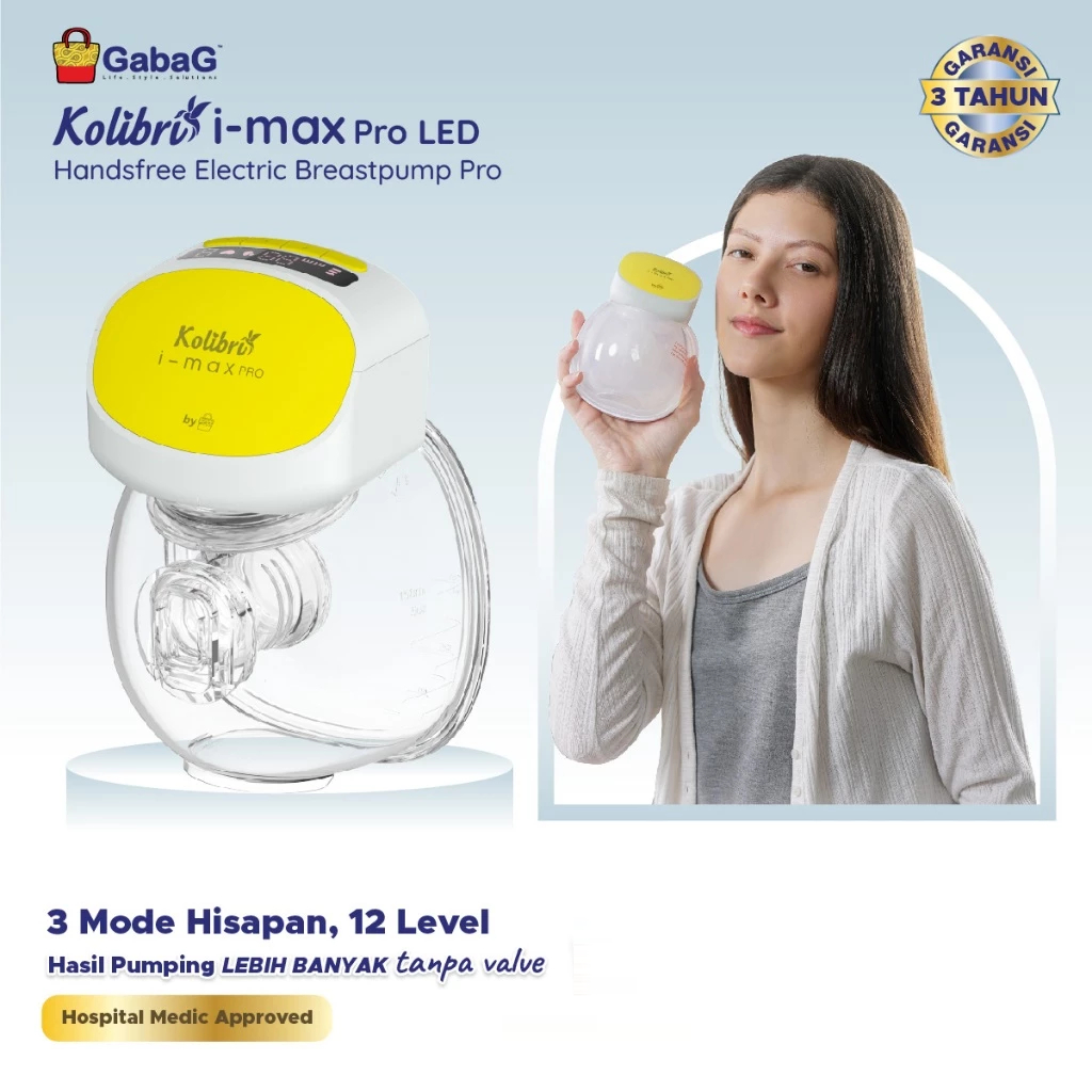 Gabag - POMPA ASI - Handsfree Breastpump - Kolibri Imax Pro Cup | Hospital Grade