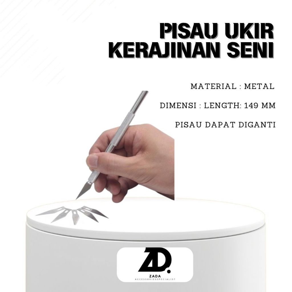 

Pisau Ukir Alat Kerajinan Seni Tajam Presisi Crafting Art Knife