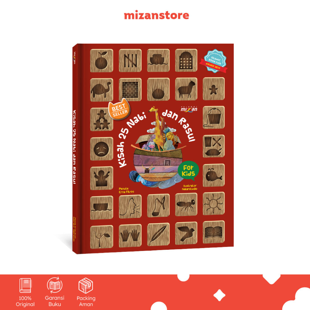 [Mizan] Kisah 25 Nabi Dan Rasul - Hardcover- Buku Cerita Anak
