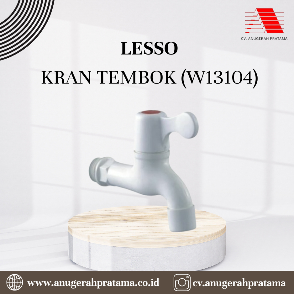KRAN AIR PVC LESSO W13104- KRAN TAMAN LESSO