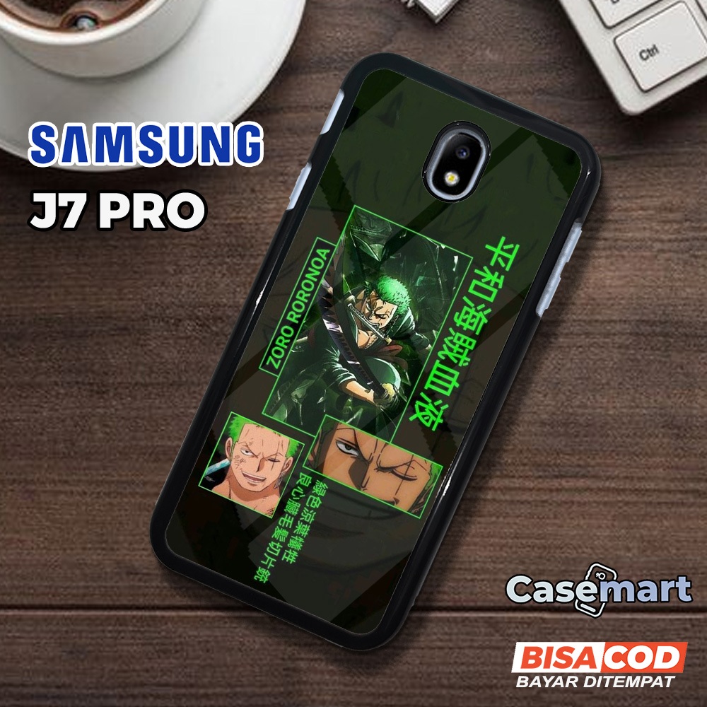 Case SAMSUNG J7 PRO Casing SAMSUNG J7 PRO Casemart [ZORO] Case Glossy Case Aesthetic Custom Case Ani