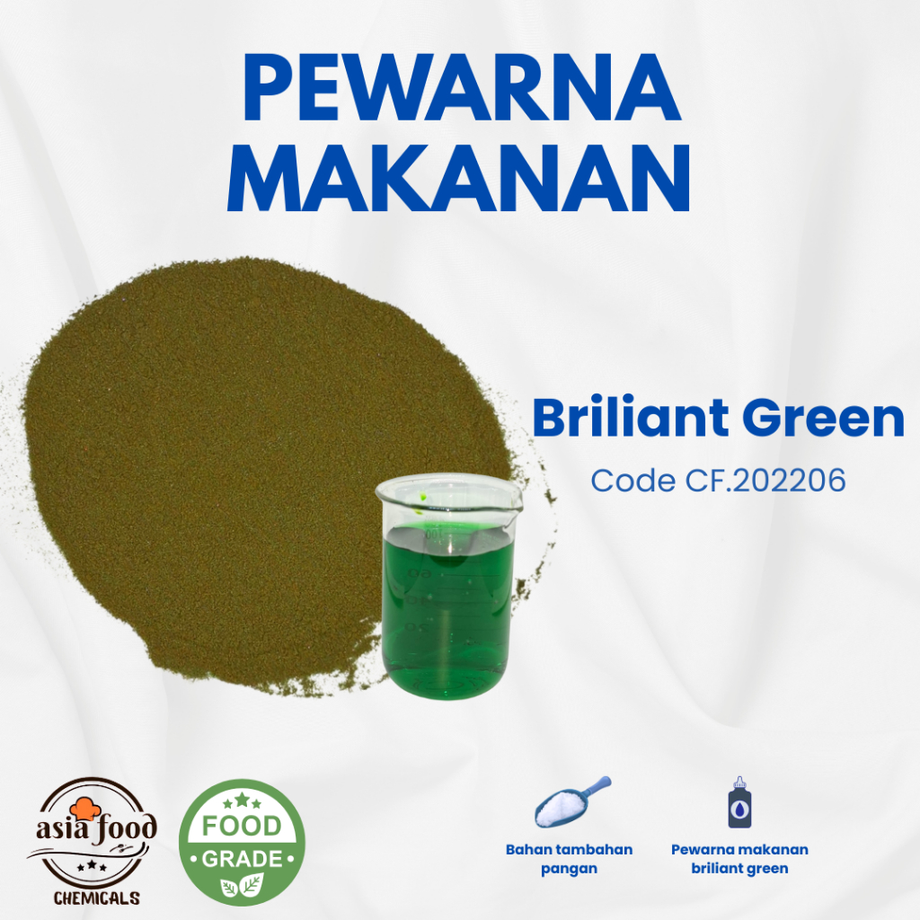 

Pewarna Makanan Hijau/ Brilliant Green / Pewarna Food Grade/ Food Coloring Powder
