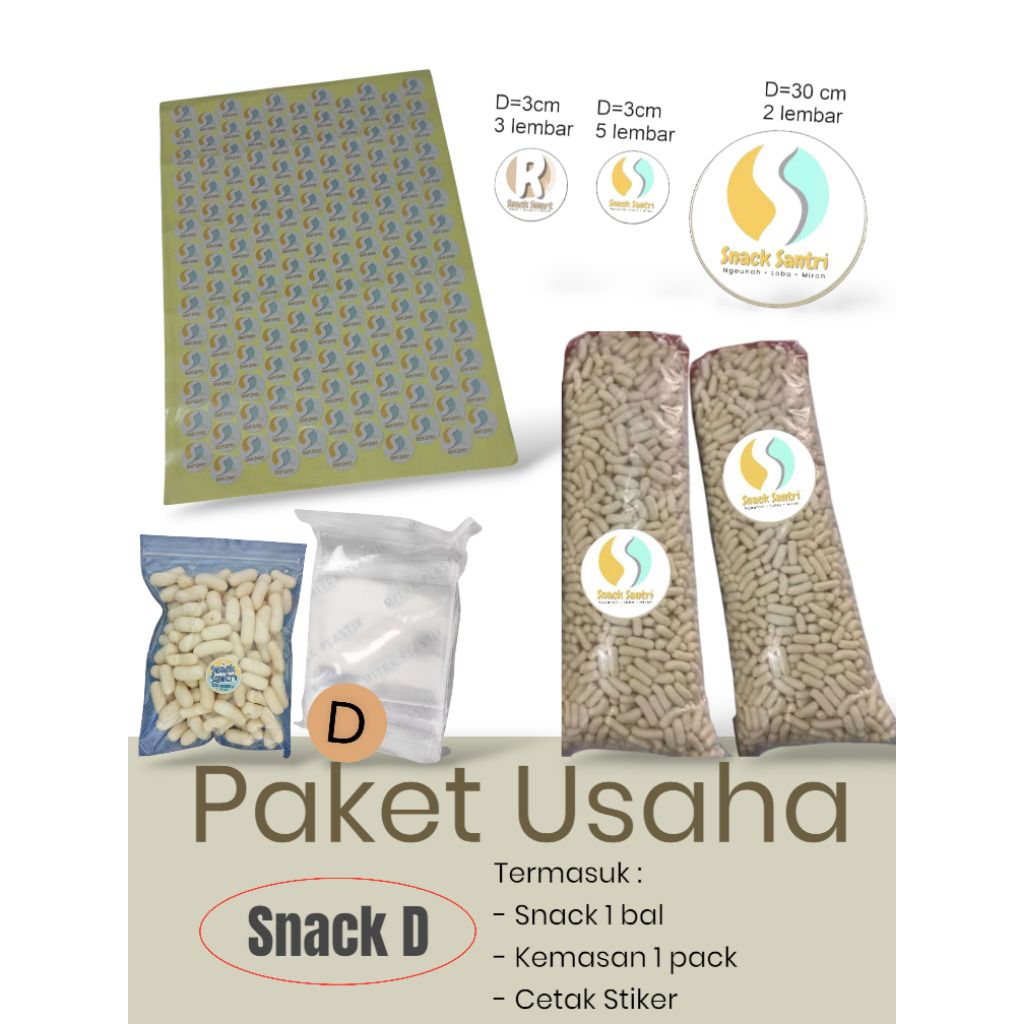 

PAKET JUALAN "SNACK D" - Snack Pilus Ikan Kapsul - [ Ngeunah | Loba | Mirah ]
