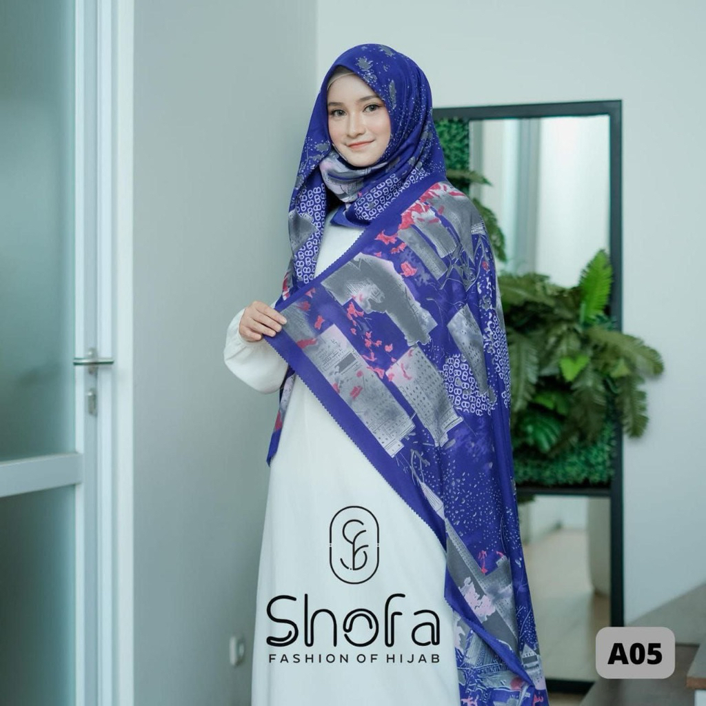 RARA | Hijab Segiempat SHOFA Fashion Hijab Voal Premium 110*110cm