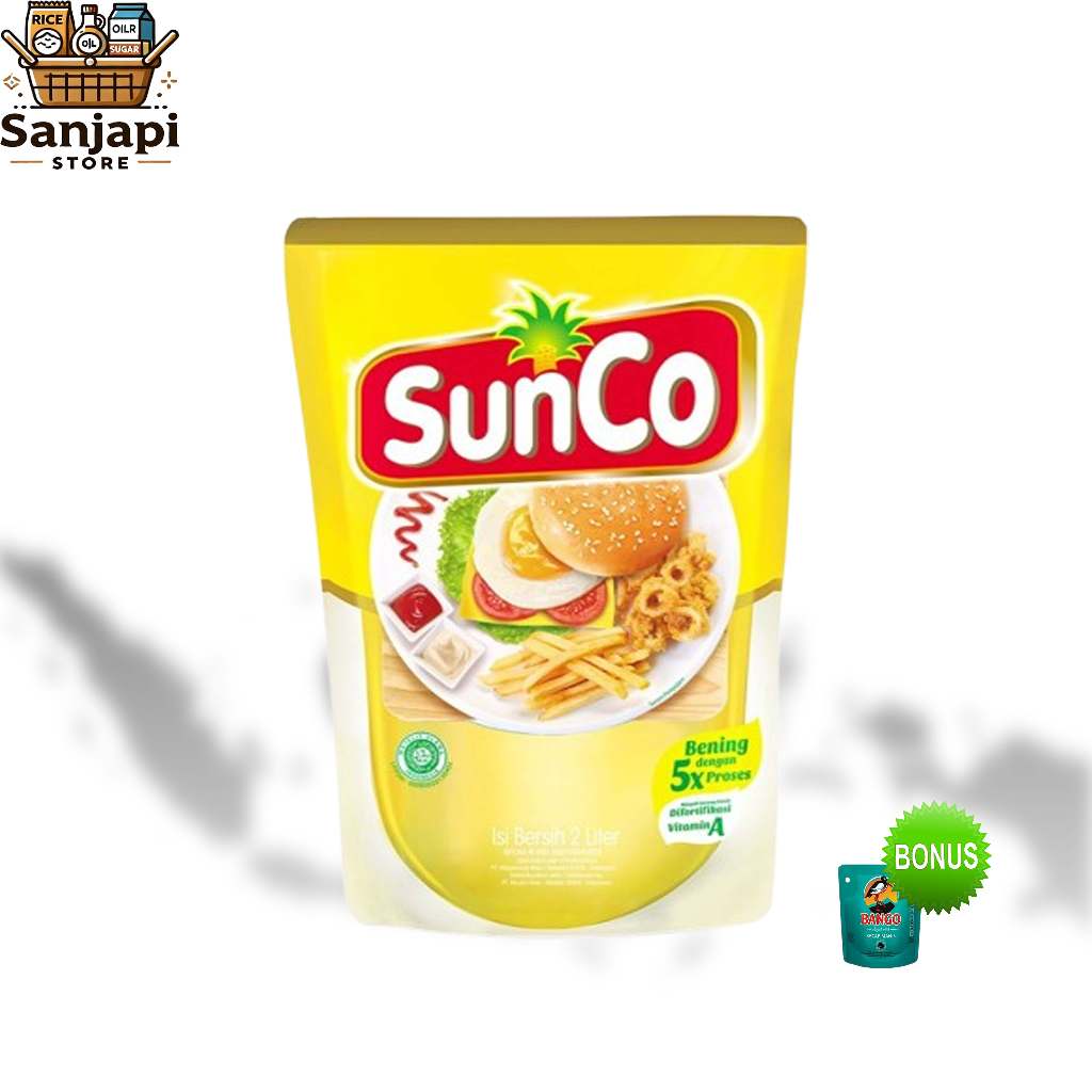 

SunCo Minyak Goreng 2 Liter Pouch + Bonus Kecap Bango 77g