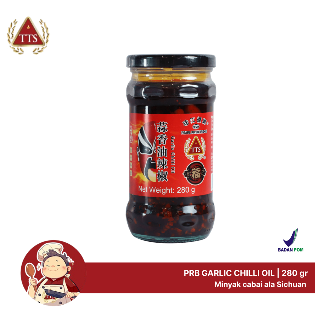 

Minyak Cabe Bawang Mala Sichuan / Garlic Chili Oil Sichuan PRB 280 GR