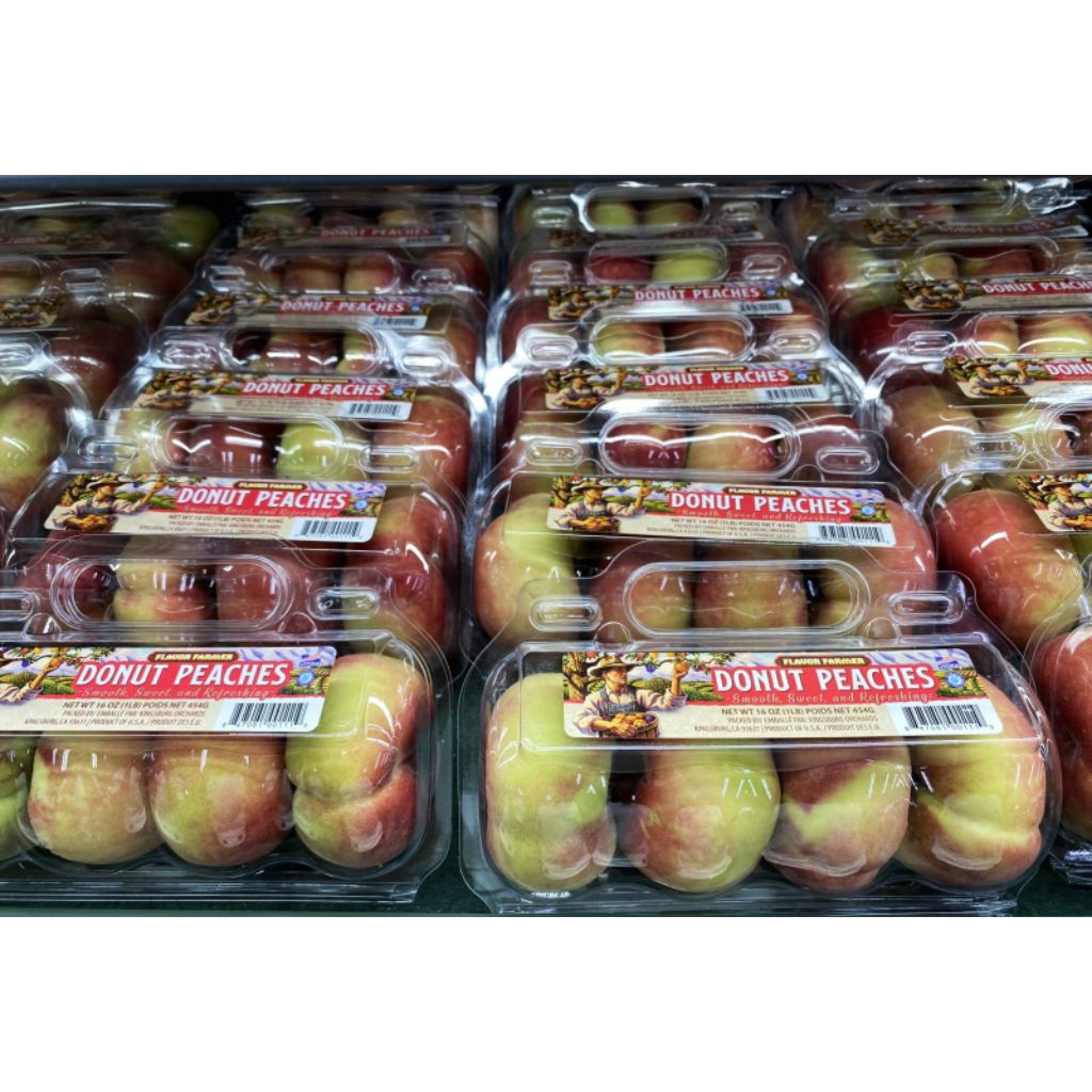 

Peach Donut Usa Manis / Buah Peach Donut Import / 454 gr