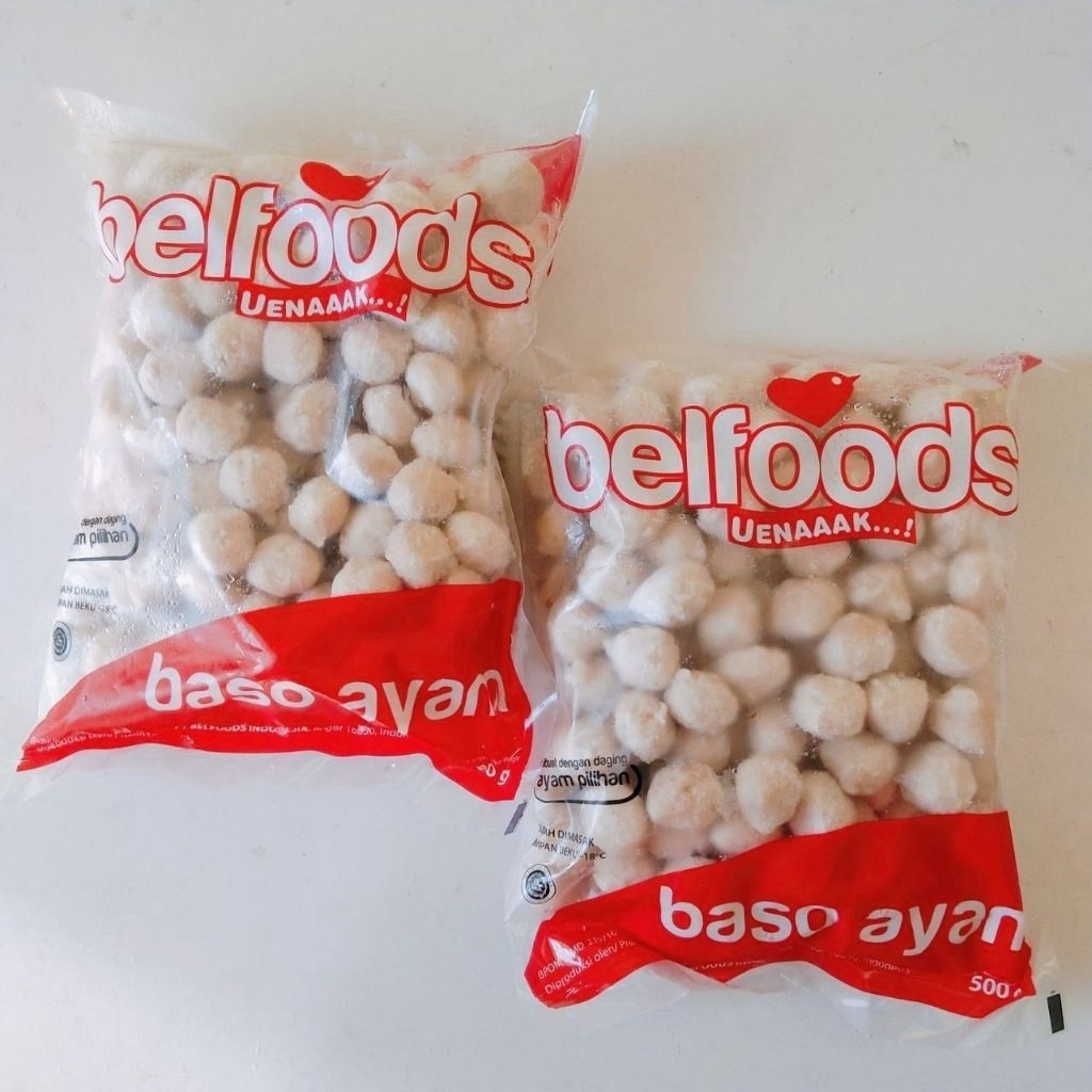 

Bellfoods Bakso Ayam 500gr isi 50 butir