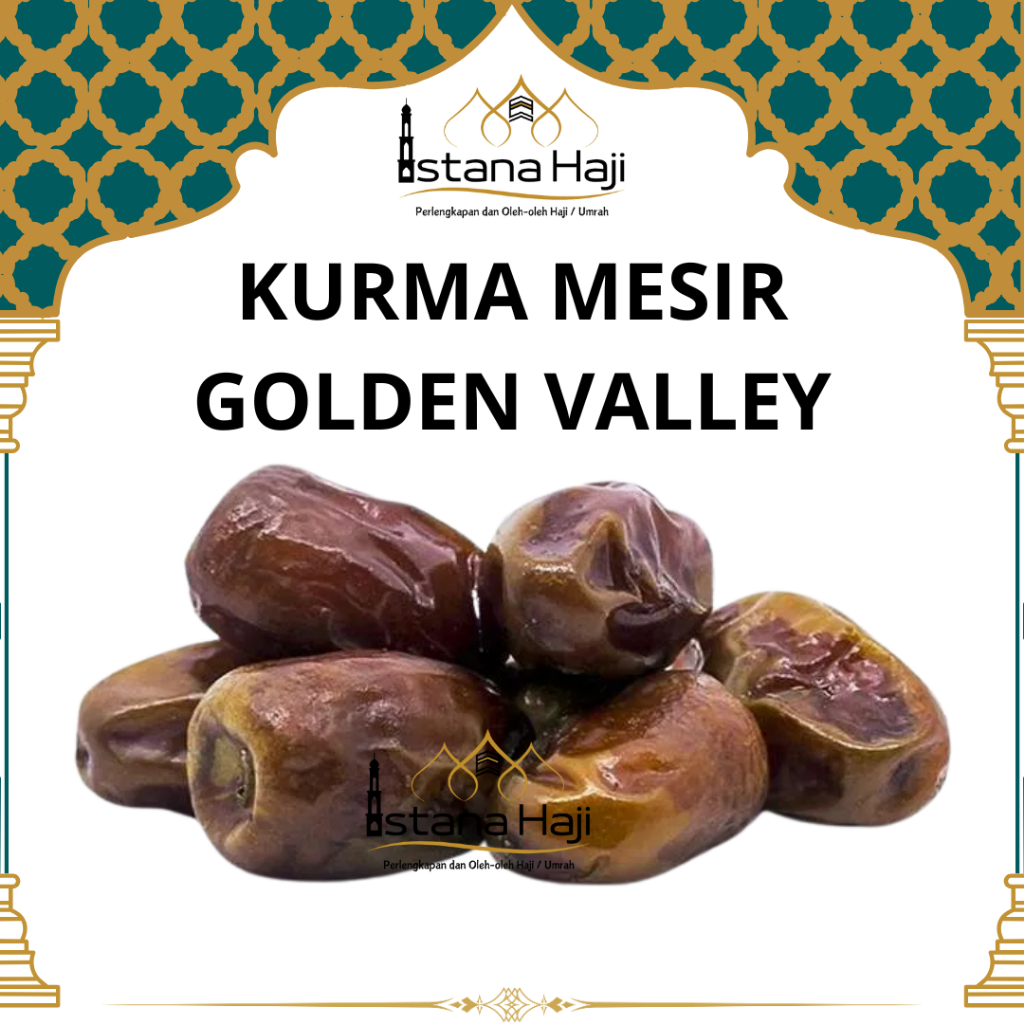 

Golden Valley 1 Kilo Kurma Mesir Madu 1kg Oleh-oleh Haji Umrah Arab Golden Valey
