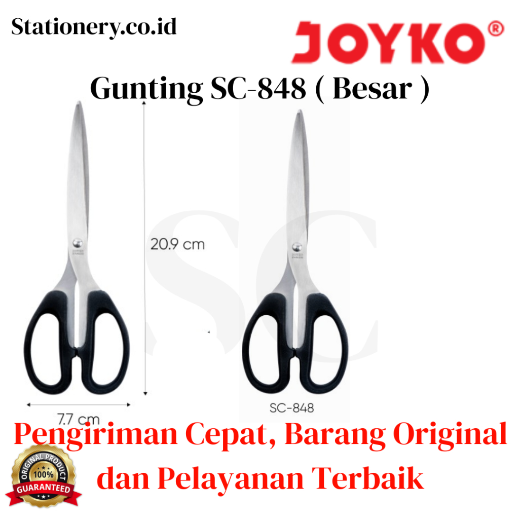 

Gunting Joyko Besar SC-848 / Scissors Big SC 848 / Alat Potong Kertas Panjang SC848