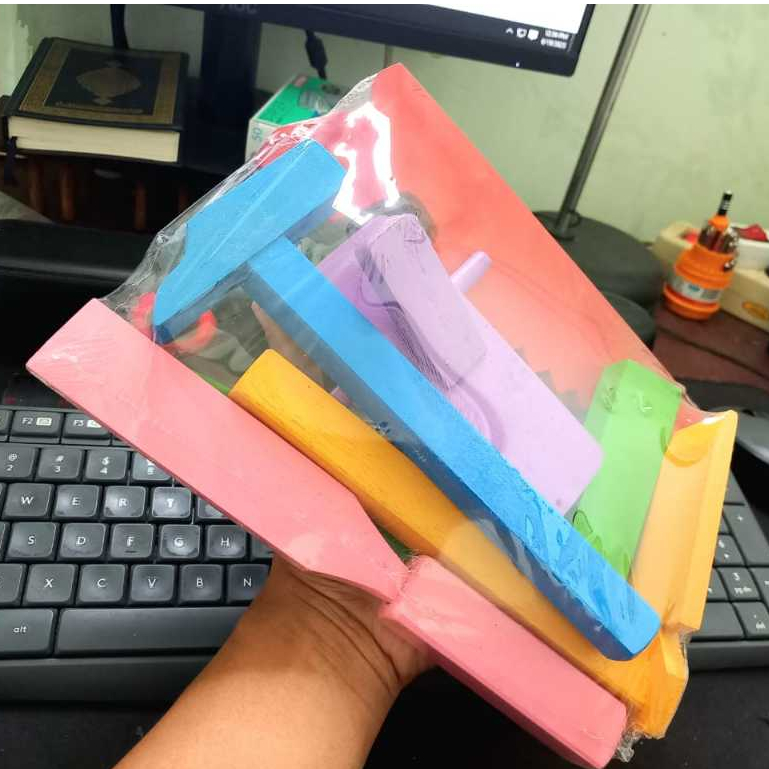 Mainan Edukasi Alat Pertukangan Batu Wooden Toy Alat Peraga Pertukangan Tukang Kayu