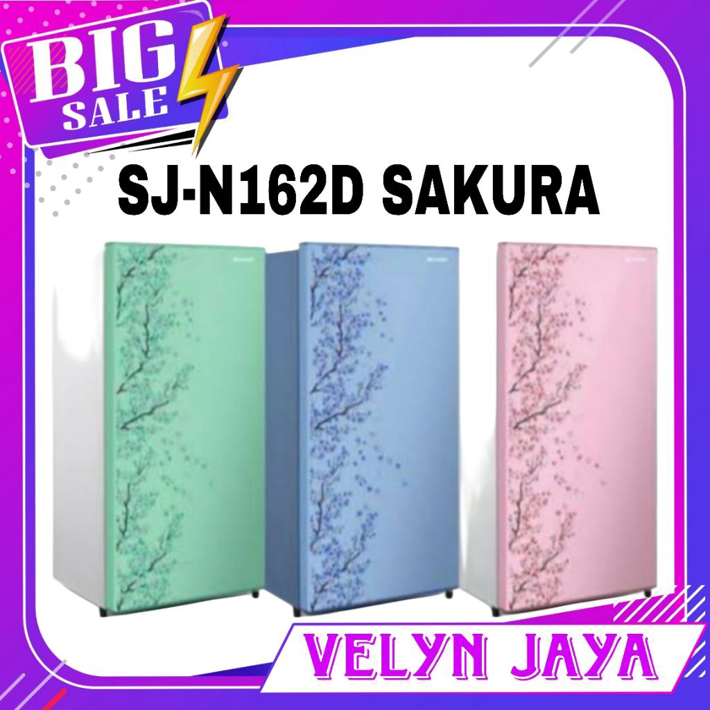 Kulkas sharp 1 pintu sakura sjn 162d