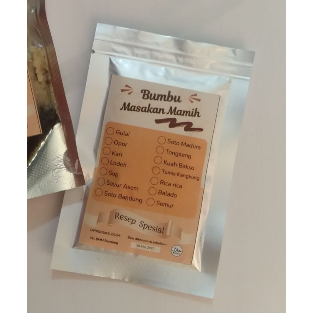 

Bumbu Masakan Mamih Kemasan Kecil