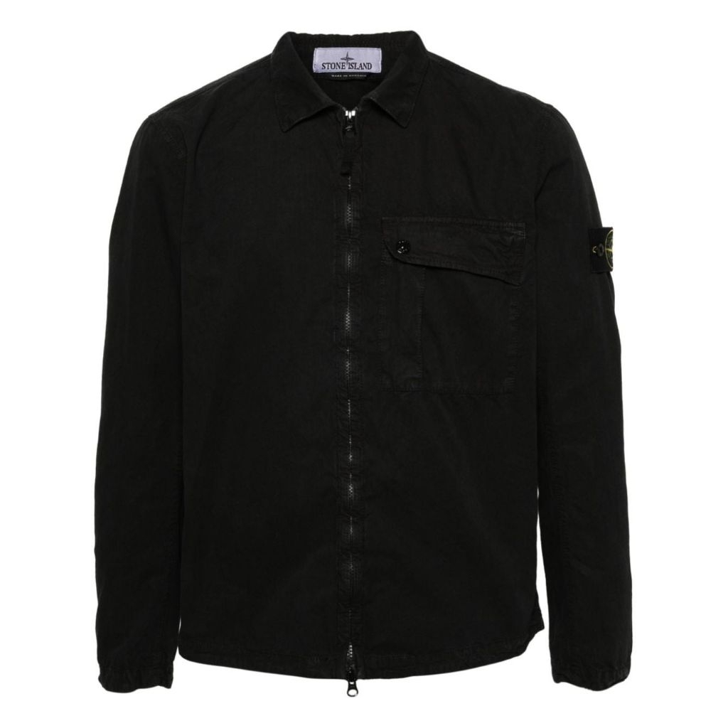 Stone Island overshirt black old efect
