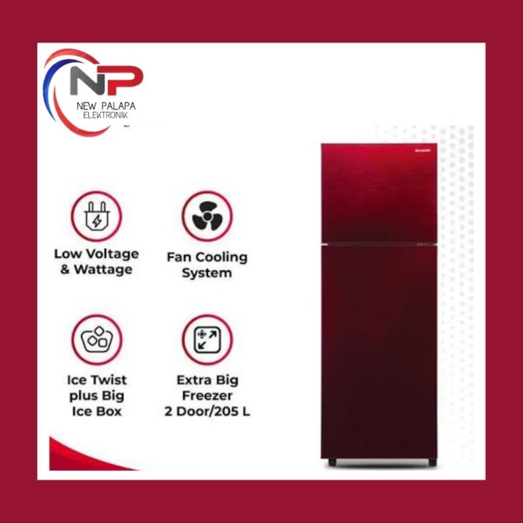 LEMARI ES SHARP SJ-246XG