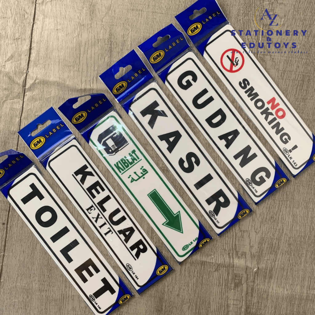

Label Akrilik GM Label Plat Gantung & Label Plat Tempel Acrylic Plat Sign 1 Pcs