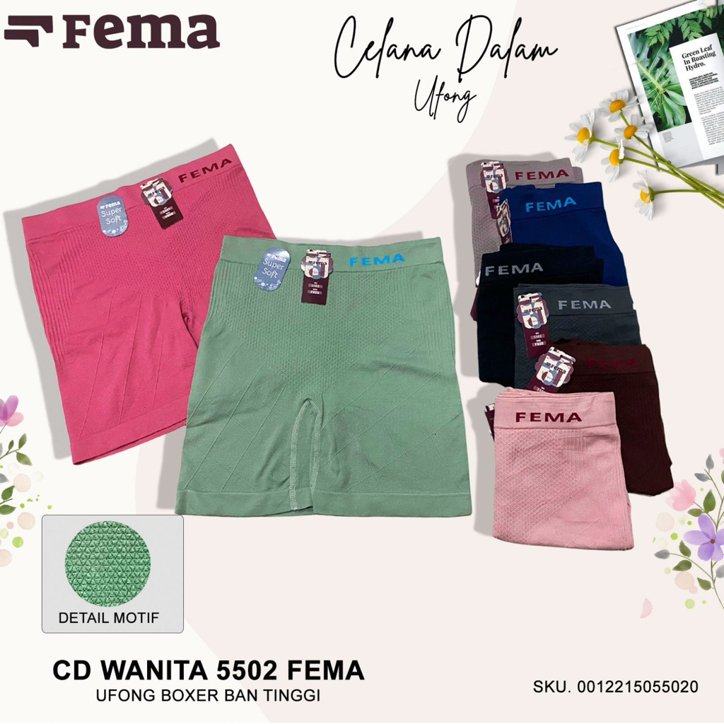 FEMA CD CELANA DALAM SEGI EMPAT WANITA KORSET RAJUT HIGHWAIST