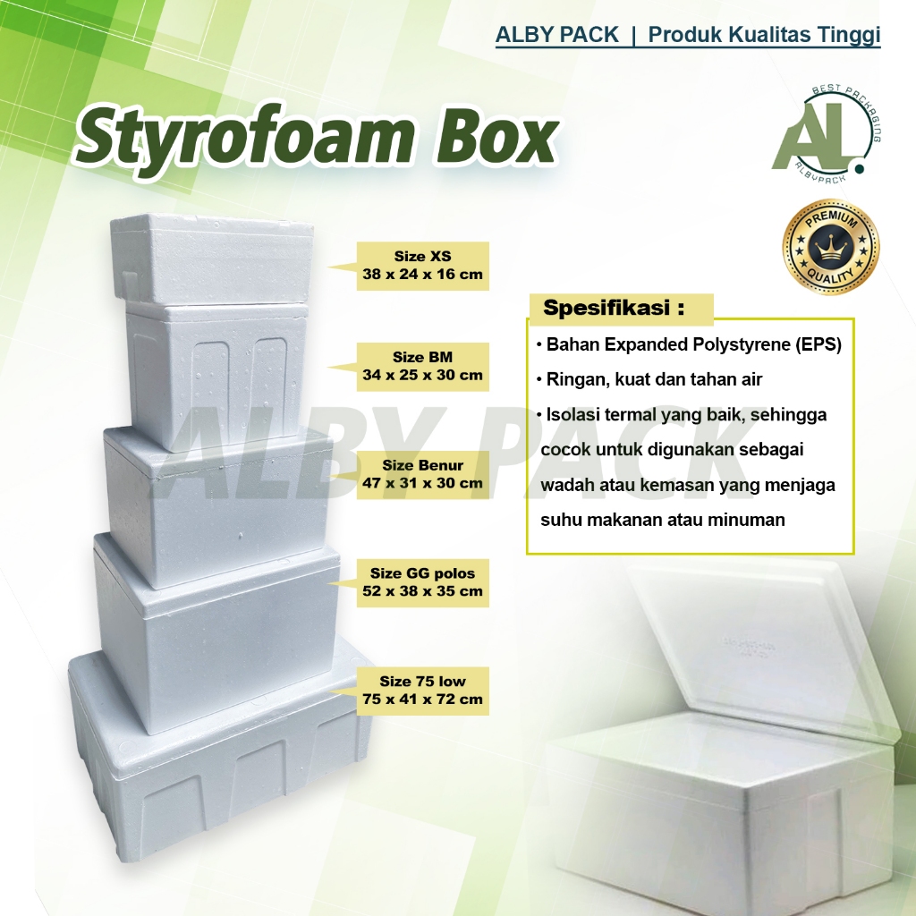Styrofoam Box / Styrofoam Gabus / Box Sterofoam / Box Ikan