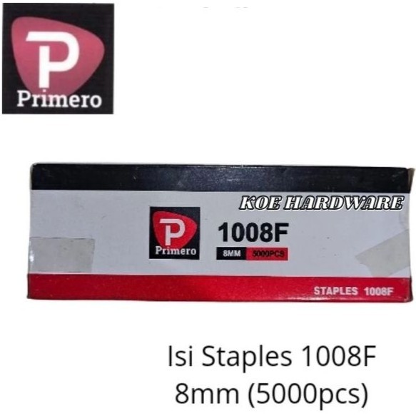 

KoeHardware - Isi Staples 1008F (5000) PRIMERO/Paku tembak Staples 1008F Primero/Isi Refill Staples 1008F Primero 100% ORIGINAL