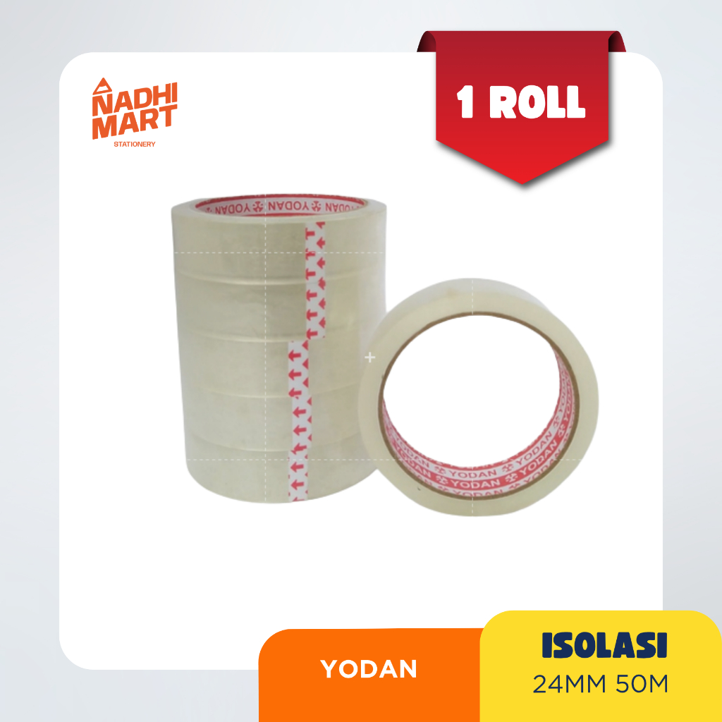 

YODAN ISOLASI BENING SELOTIP 1inch / CELL YODAN 24MM 50M
