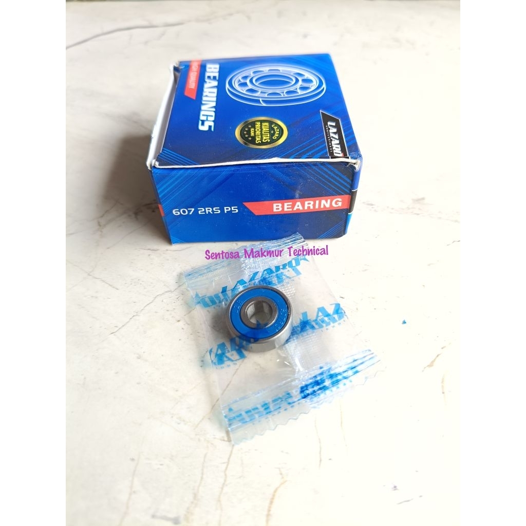LAZARO 607 2RS Lahar Laher Bearing Roda 607-2RS