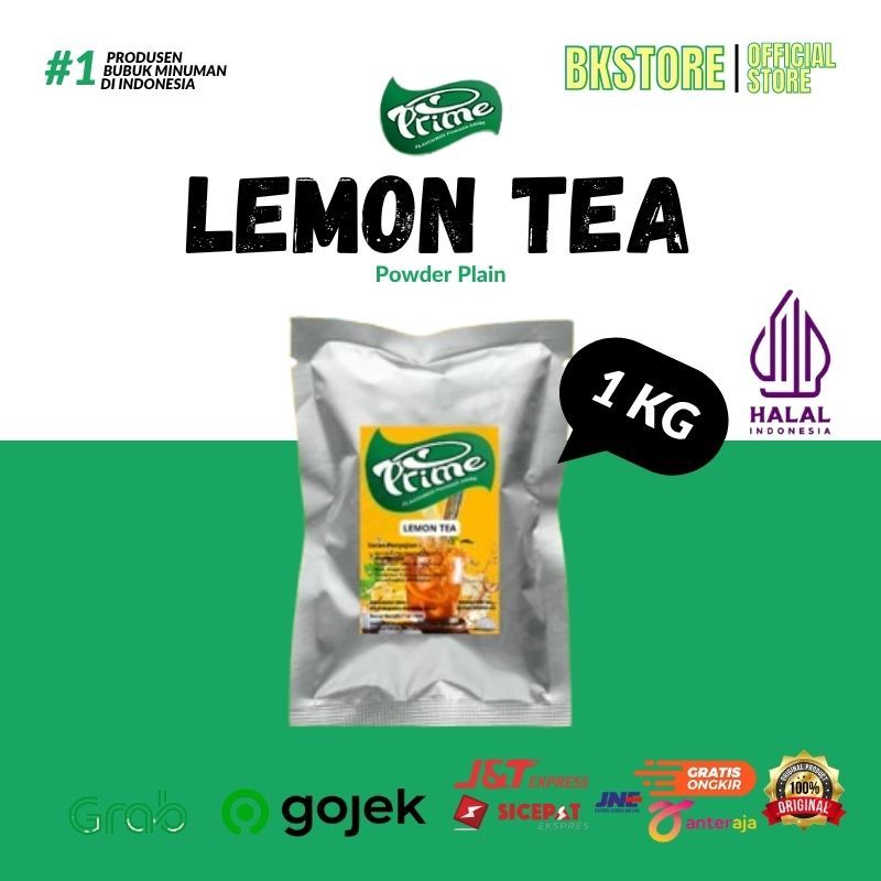 

powder drink premium lemon tea prime 1kg / Powder Prime Lemon Tea / Bubuk Minuman Mix Sugar 1 KG - LEMON TEA
