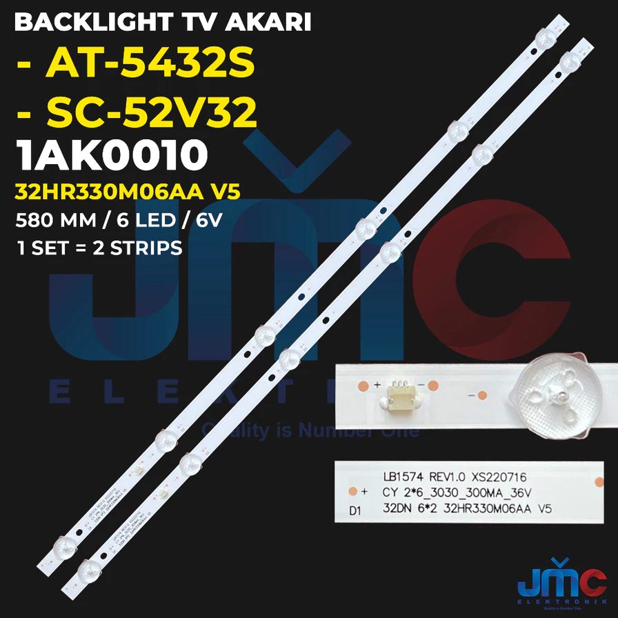 BACKLIGHT TV LED AKARI 32 INCH AT-5432S SC-52V32 S3258 LURUS