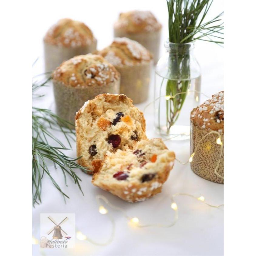 

Panettone Italian Fruit Muffins pack of 4 muffins