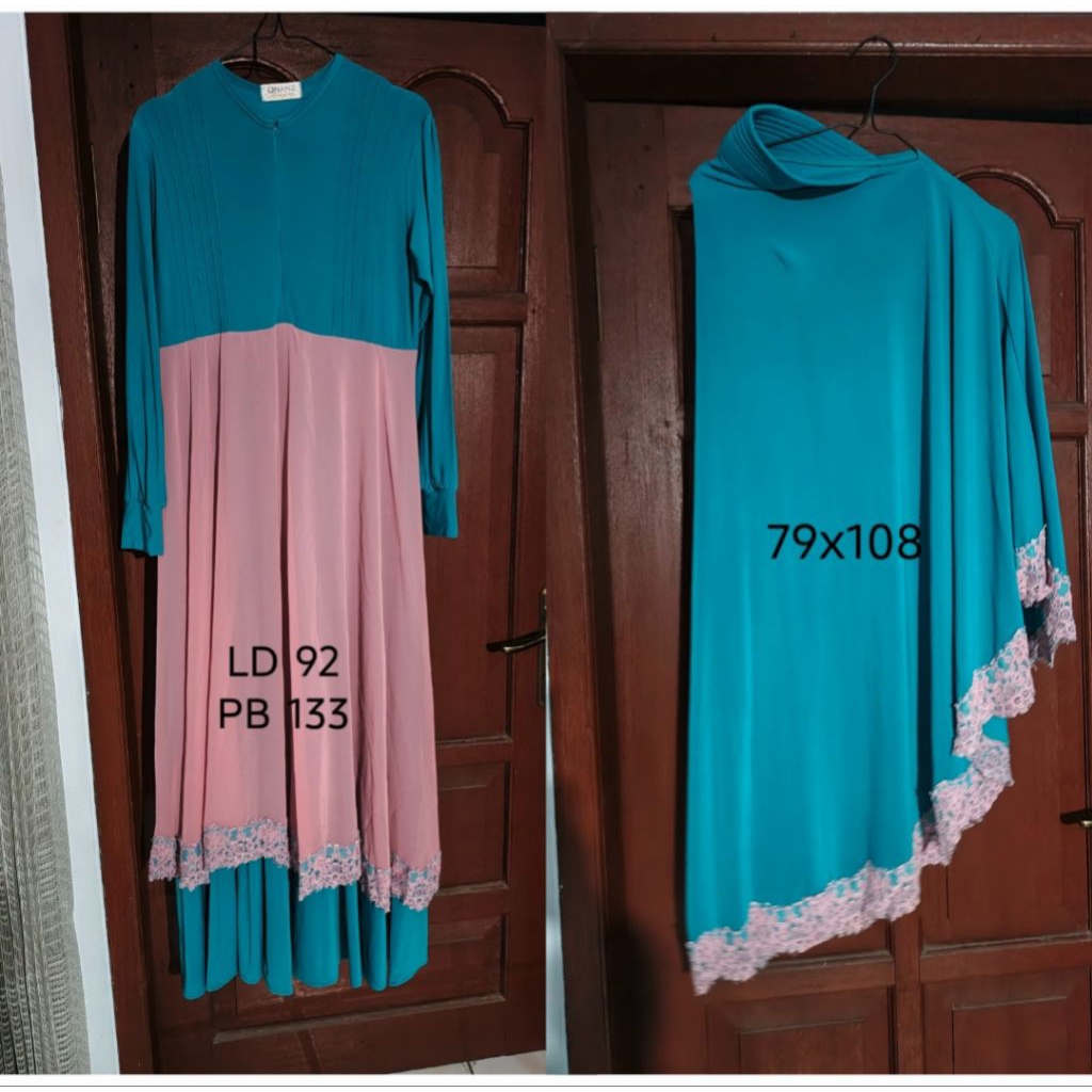 Gamis | Oneset Gamis Khimar | Qnanz PL