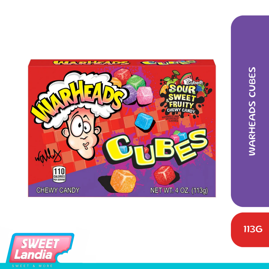 

Warheads Cubes Sour Sweet & Fruity 113g